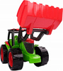 Ogromny Traktor Spychacz Xxl 107 Cm Z Ruchoma Łyżką + Przyczepa Lena