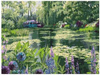 Malowanie Po Numerach Staw W Lesie Z Liliami 50X40 Z Ramą