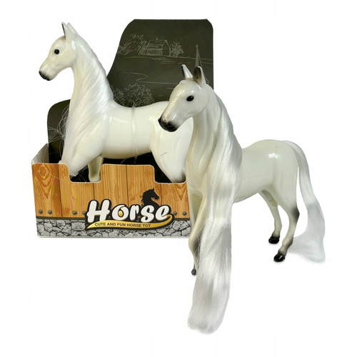 Figurka Konia Z Długą Grzywą Konik Kolekcjonerski