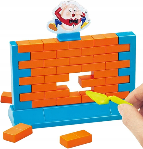 Zburzenie Muru Gra Zręcznościowa Ustawianie Cegiełek Spadające Jajko