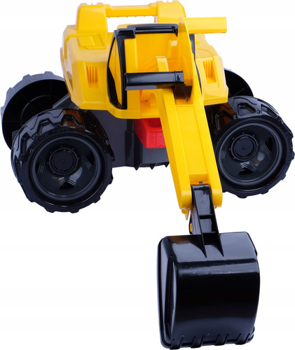 Koparka Duża Zółta Jeździk Z Ruchomą Łyżką Do Zabawy Lena