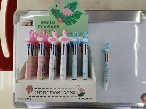 DŁUGOPISY FLAMING 10-KOLOROWY*36 BOX  PAK 36/972