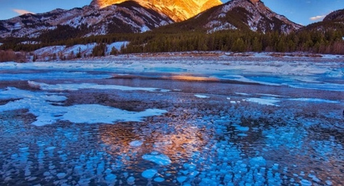 MALOWANIE PO NUMERACH jezioro w górach
