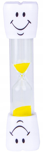 Klepsydra do Mycia Zębów 3 Minuty z Uśmiechniętym Ząbkiem Kolorowa