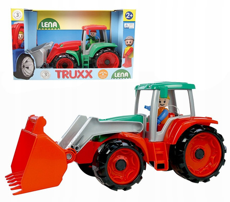 Auto Spychacz Pojazd Zabawkowy Dla Dzieci Z Podnoczonym Ramieniem 34Cm Lena