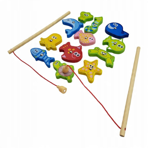 Tablica Kredowa + Gra Rybki 28 X 24 Cm W Skrzynce