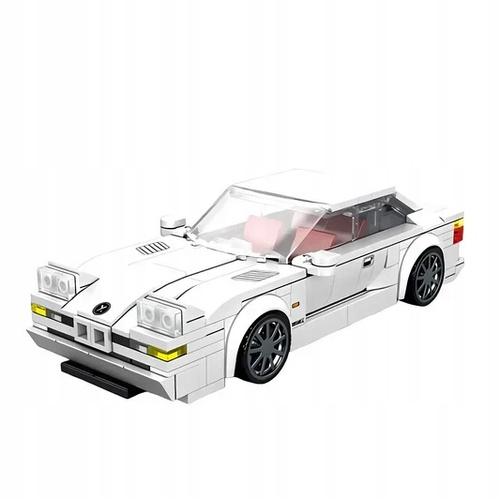 Klocki Auto Sportowe Supercar Baoma E31 Biały Do Składania 354 Elementów