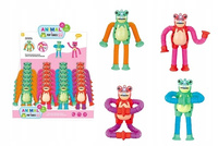 Żaba Z Przyssawkami I Kończynami Rurkami Antystresowy Świecąca Głowa