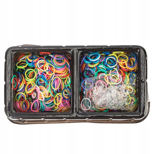 GUMKI DO ROBIENIA BRANSOLETEK LOOM BANDS I KLIPSY