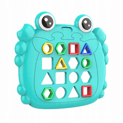 Edukacyjna Gra Montessori Dopasowywanie Kształtów Wzorów Krab