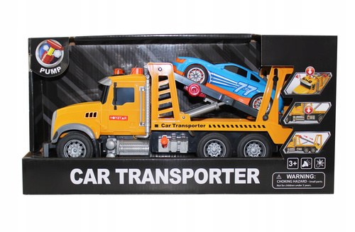 AUTO LAWETA Z SAMOCHODZIKIEM ODPORNE NA UV Z ŚWIATŁEM DŹWIĘKIEM