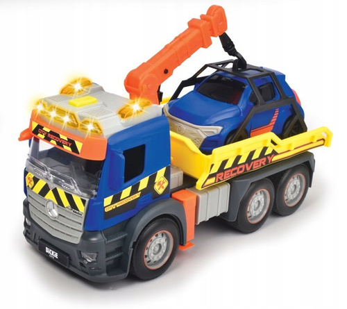 Ciężarówka Toys Mercedes Laweta Z Podnośnikiem