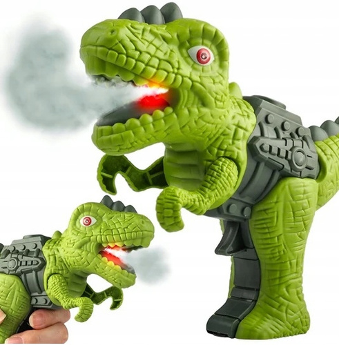 Figurka Dinozaura Ziejąca Parą Wodną Realistyczne Z Dźwiękiem Dyfuzor