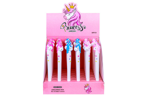 DŁUGOPISY JEDNOROŻCE Z GWIAZDKAMI *36 BOX /864/432