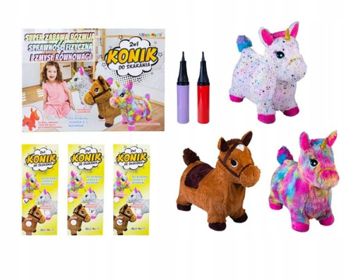Konik do skakania mix 3 kolory