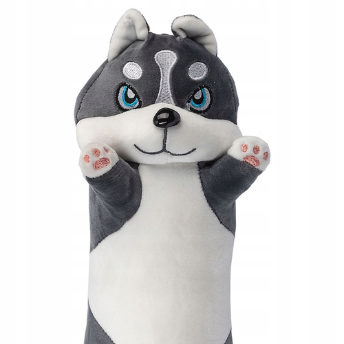 Pluszowy pies Przytulanka Husky Long Wałek 50 cm