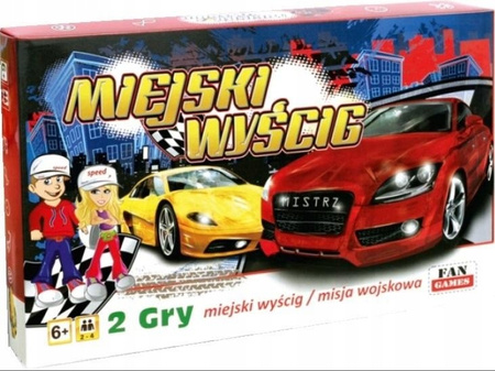 Gra Planszowa Wielkie Wyścigi - Samochodowa Gra Planszowa W Grupie