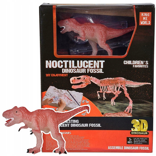 Skamielina Fluor Dinozaur Szkielet Tyranozaurus