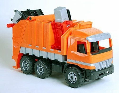 Śmieciarka Lena Pomarańczowa Seria Maxi, 3 Osie