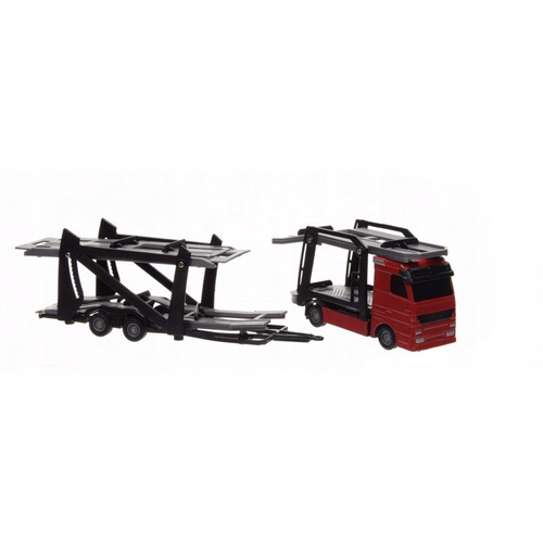 Auto Transporter Laweta Z Trzema Autami Samochodami Metalowe