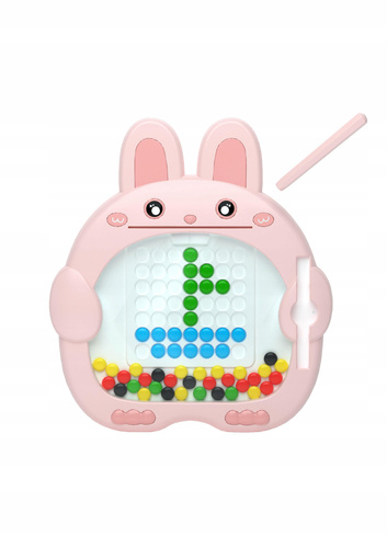 Magnetyczna Tablica Mozaika Króliczek Układanka Montessori Dla Dzieci