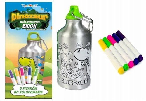 Bidon Butelka Zestaw Kreatywny Do Malowania Z Pisakami 500 Ml