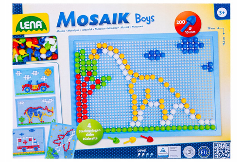 Lena Układanka Mozaika Do Układania Guziczkowa Różowa