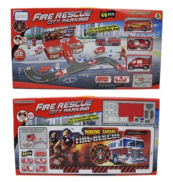 PARKING STRAŻ 46 ELEMENTÓW + 3 AUTA KARTON / 36/18
Wymiary po rozłożeniu 66x44x13,5 cm
Wymiary op 42,5x6,5x22,5 cm
Waga 0,547 kg