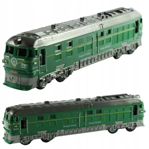 Lokomotywa Zabawkowa Ciuchcia Kolej Nowoczesna Realistyczny Model 23 Cm