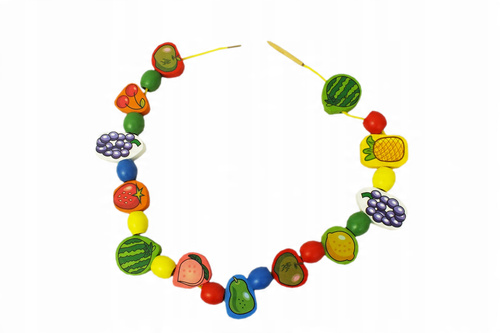 Drewniane Koraliki Owoce