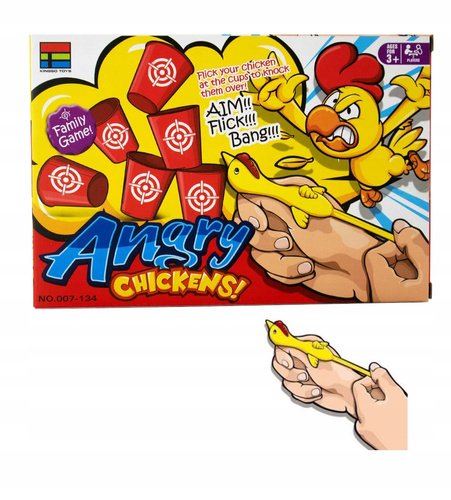 Gra Zręcznościowa Strzelanie Do Kubków Kurami Rozciągliwe Kurczaki Zabawa