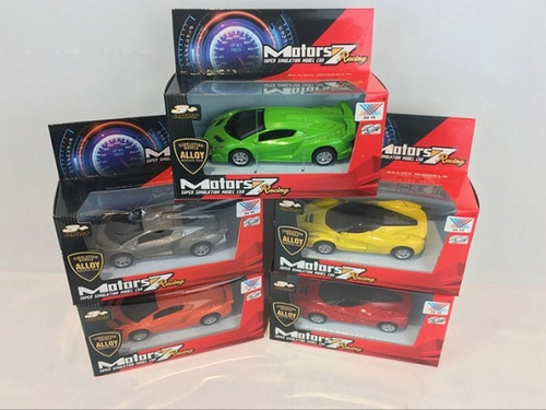 AUTO METAL SPORTOWY MOTORS NAPĘD NA TYŁ. KARTON 120/ 240
Wymiary 12x5,5x3 cm
Wymiary opakowania 15,5x6x12,5 cm
Waga 0,110 kg