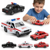 Auto Resorak Lada Policja Z Otwieranymi Drzwiami Zabawka Prezent PullBack