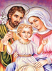 Diamentowa Mozaika Jezus I Święta Rodzina 30x40 Cm Kreatywne Diamenty