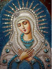 Diamentowa Mozaika Święta Matka Boska 30X40 Cm Kreatywne Diamenty