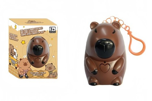Zabawka Interaktywna Kapibara Z Funkcja Nagrywania Oraz Muzyką Dwa Kolory
