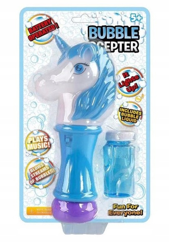 Aparat Do Baniek W Kształcie Jednorożca Z Dźwiękiem i Efektami Świetlnymi