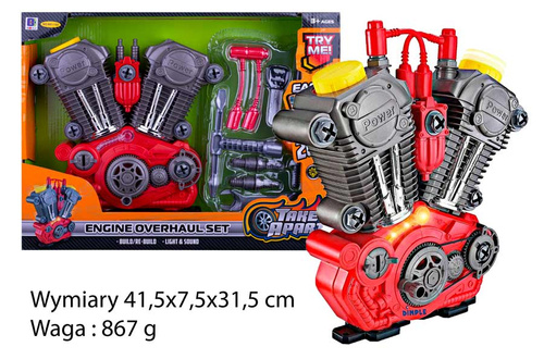 SILNIK DO SKRĘCANIA DŹWIĘKI ŚWIATŁA KARTON /12
Wymiary 41,5x7,5x31,5 cm
Waga : 867 g