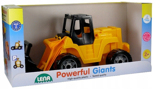 Pojazd Lena Wielki Spychacz Buldożer Wytrzymały Do 100Kg Żółty