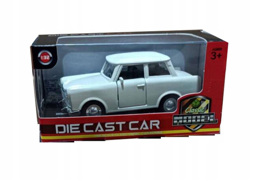 Kultowy Trabant D.D.R. z Otwieranymi Drzwiami Z Historyczną Datą Pull-Back