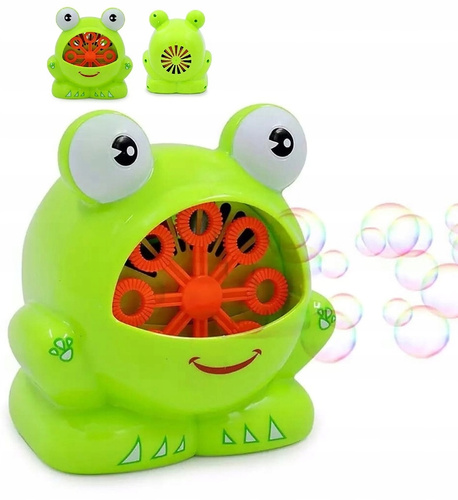 Pistolet Do Baniek Automatyczny Żaba Duża Ilość Baniek Maszynka Do Baniek