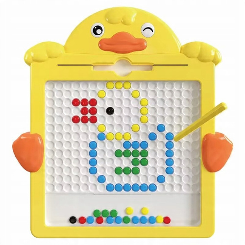 Magnetyczna Tablica Mozaika Układanka Montessori Dla Dzieci Kaczuszka