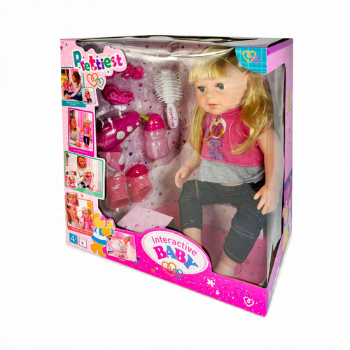 Norimpex Interaktywna Urocza Lalka Dla Dziewczynki Przyjaciółka + Akcesoria