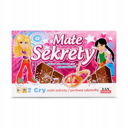 Gra Planszowa Fan Małe Sekrety + Perłowa Szkatułka