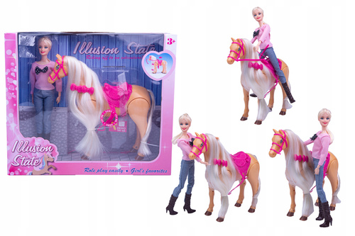 Lalka Z Konikiem Z Ruchomymi Elementami Z Efektami Dźwiękowymi