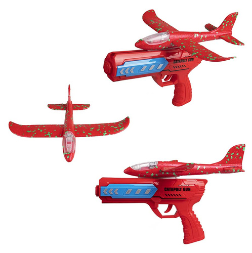 SAMOLOT WYSTRZELIWANY + PISTOLETdo wystrzeliwania samolotu, PAK - 60
Wymiar samolotu : 25cm x 23cm
Wymiary pistoletu : 21cm x 12cm
Waga zestawu : 85g
