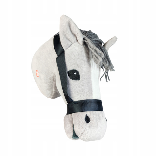 Pluszowa Głowa Konia Na Kiju Z Dźwiękiem Hobby Horsing Zabawka Z Grzywą