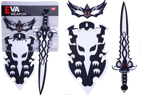 Tarcza z mieczem światło + dźwięk