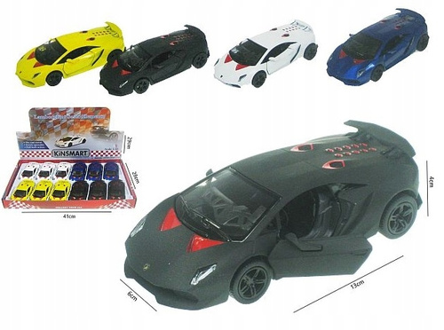 Auto Metalowe Lamborghini Sesto Otwierane Drzwi Funkcja Pull-Back Resporak