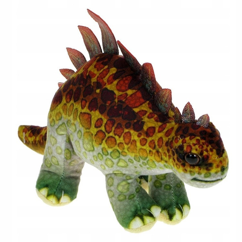 Pluszowy Dinozaur Duży Z Błyszczącymi Łuskami Dla Dzieci Przytulanka